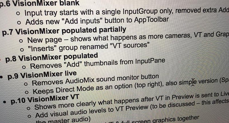 Documented version changes