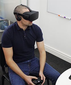 Testing VR software
